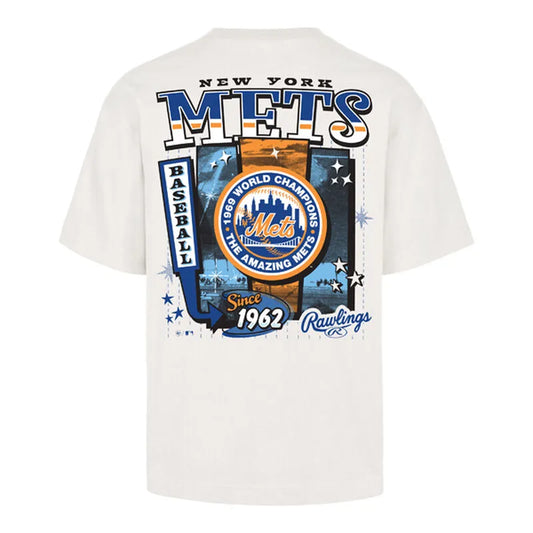 New York Mets Rawlings x '47 Brand Foundation Tee