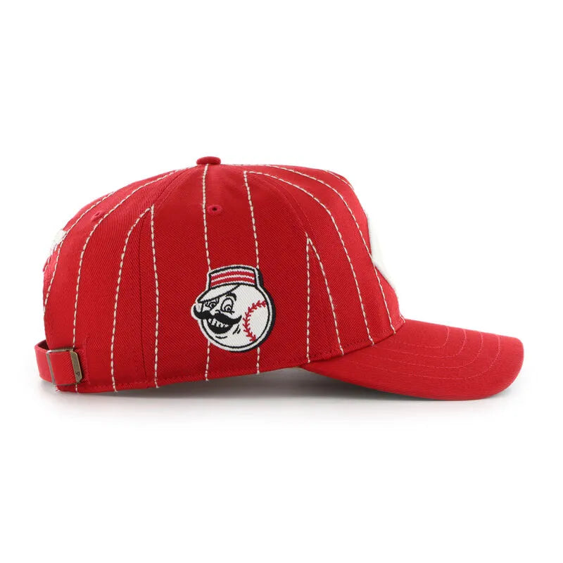 Cincinnati Reds Rawlings '47 Brand Pinstripe Hitch Hat