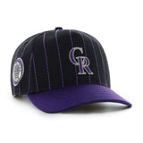 Colorado Rockies Rawlings '47 Brand Pinstripe Hitch Hat