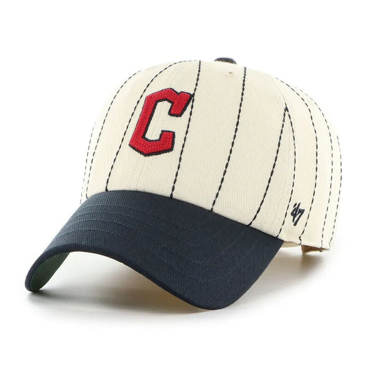 Cleveland Guardians Rawlings '47 Brand Pinstripe Clean Up Hat