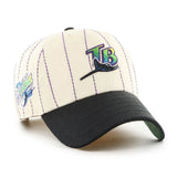 Tampa Bay Rays Rawlings '47 Brand Pinstripe Clean Up Hat