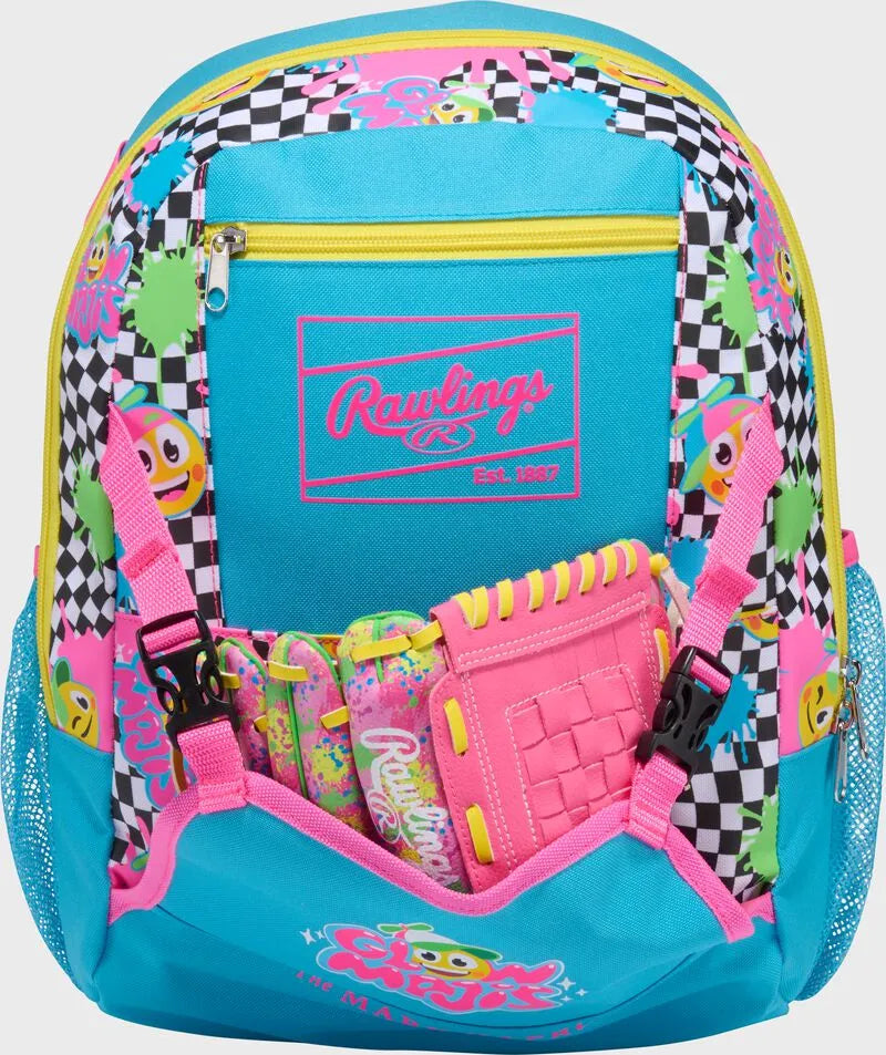 Rawlings Glow Mojis T-Ball Backpack