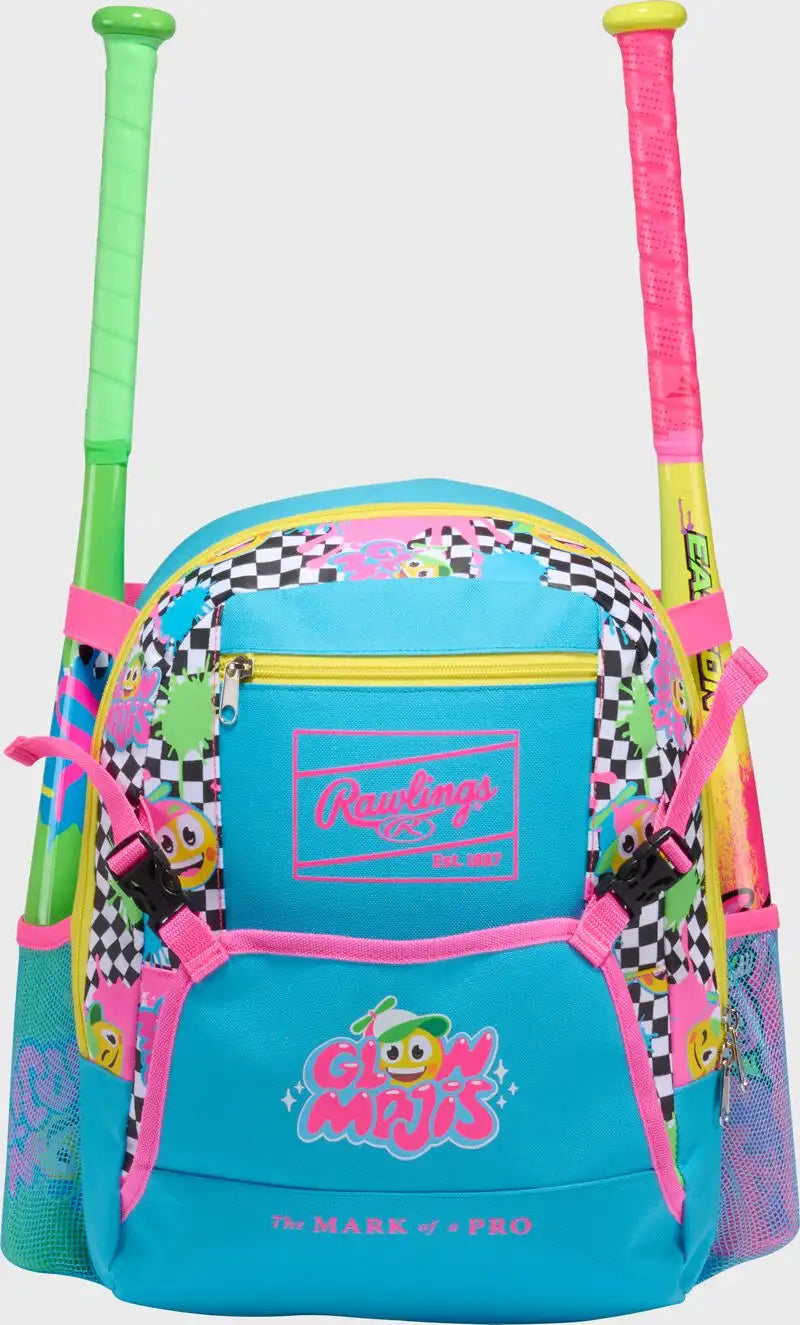 Rawlings Glow Mojis T-Ball Backpack