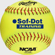 Rawlings 12-Inch NCAA Soft Poly-Core Fastpitch Training Ball, Dozen