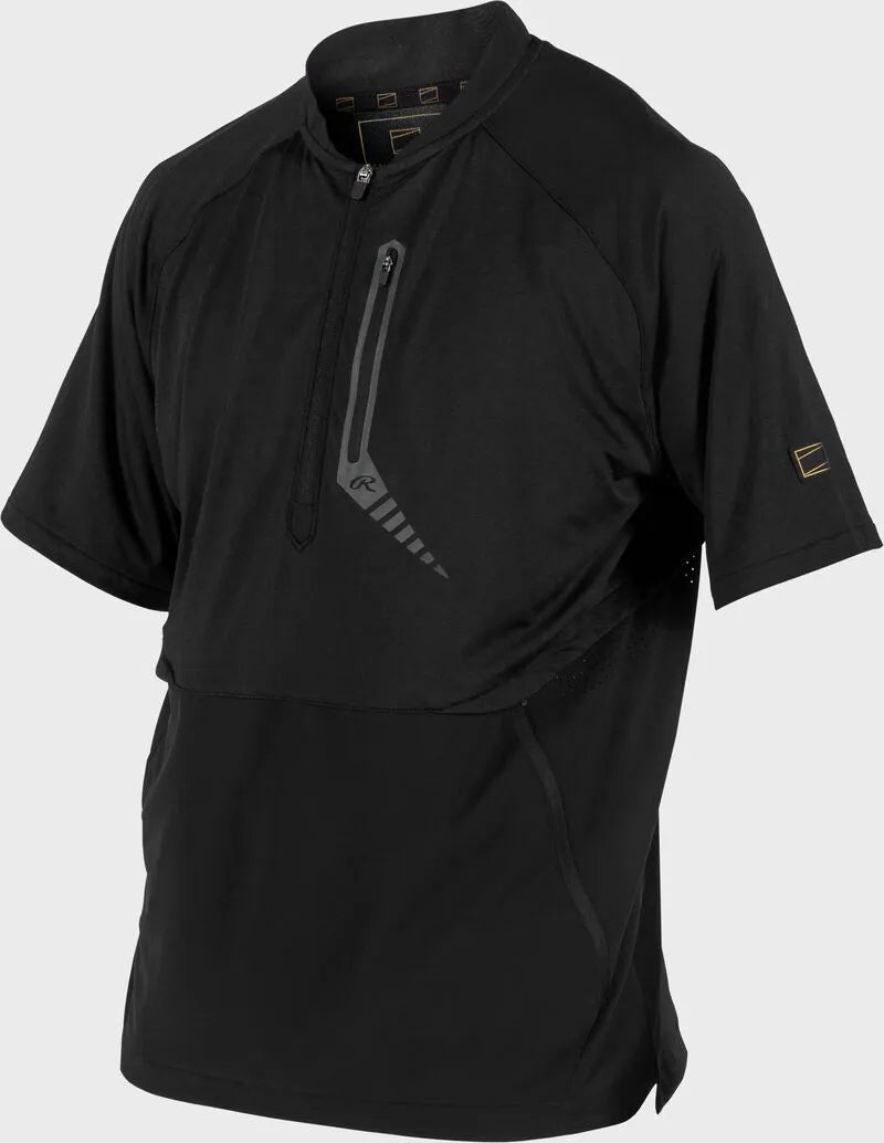 Rawlings Gold Collection Quarter-Zip Short Sleeve Jacket