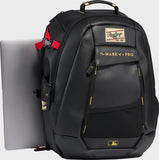 Rawlings Leather Gold Collection Utility Backpack, Black