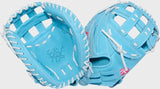 Rawlings Heart of the Hide 34-inch Fastpitch Softball Catcher's Mitt, Right Hand Throw