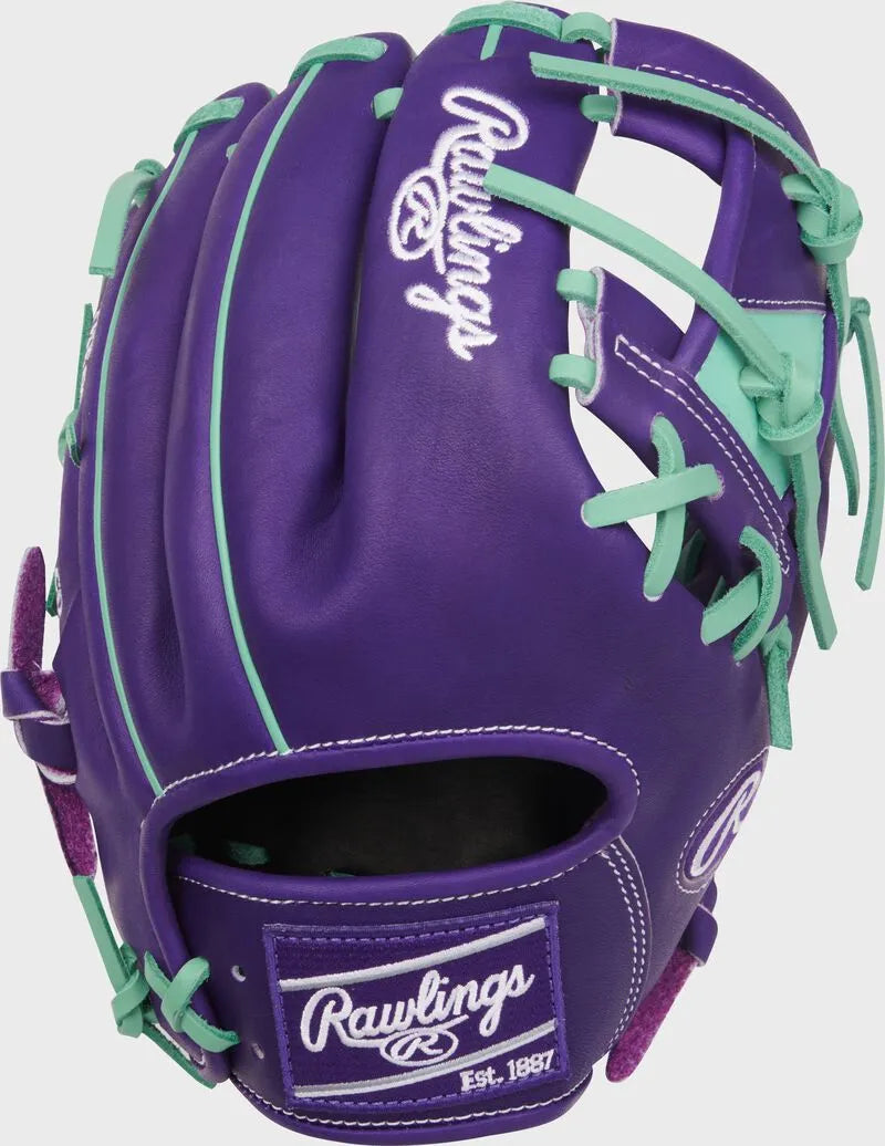 Heart of the Hide 11.5-Inch Purple Infield Glove, Right Hand Throw