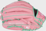 Rawlings Heart of the Hide 11.75-Inch Pink Infield Glove, Right Hand Throw