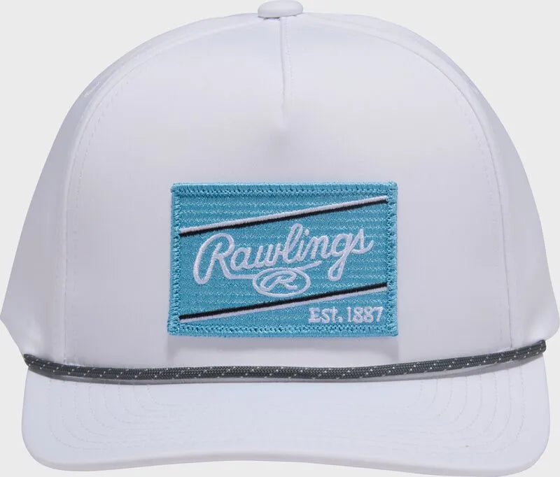 Rawlings White/Columbia Blue ColorSync Rope Hat
