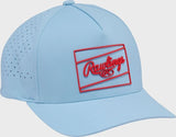 Rawlings Light Blue Laser Performance Patch Snapback Hat