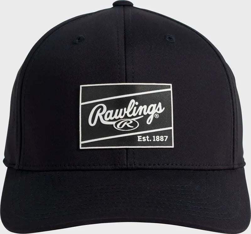 Rawlings Performance Snapback Hat, Black