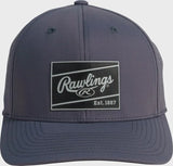 Rawlings Performance Snapback Hat, Graphite