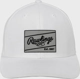 Rawlings Performance Snapback Hat, White