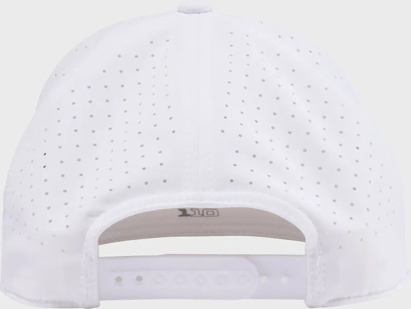 Rawlings White Performance Flat Bill Snapback Hat