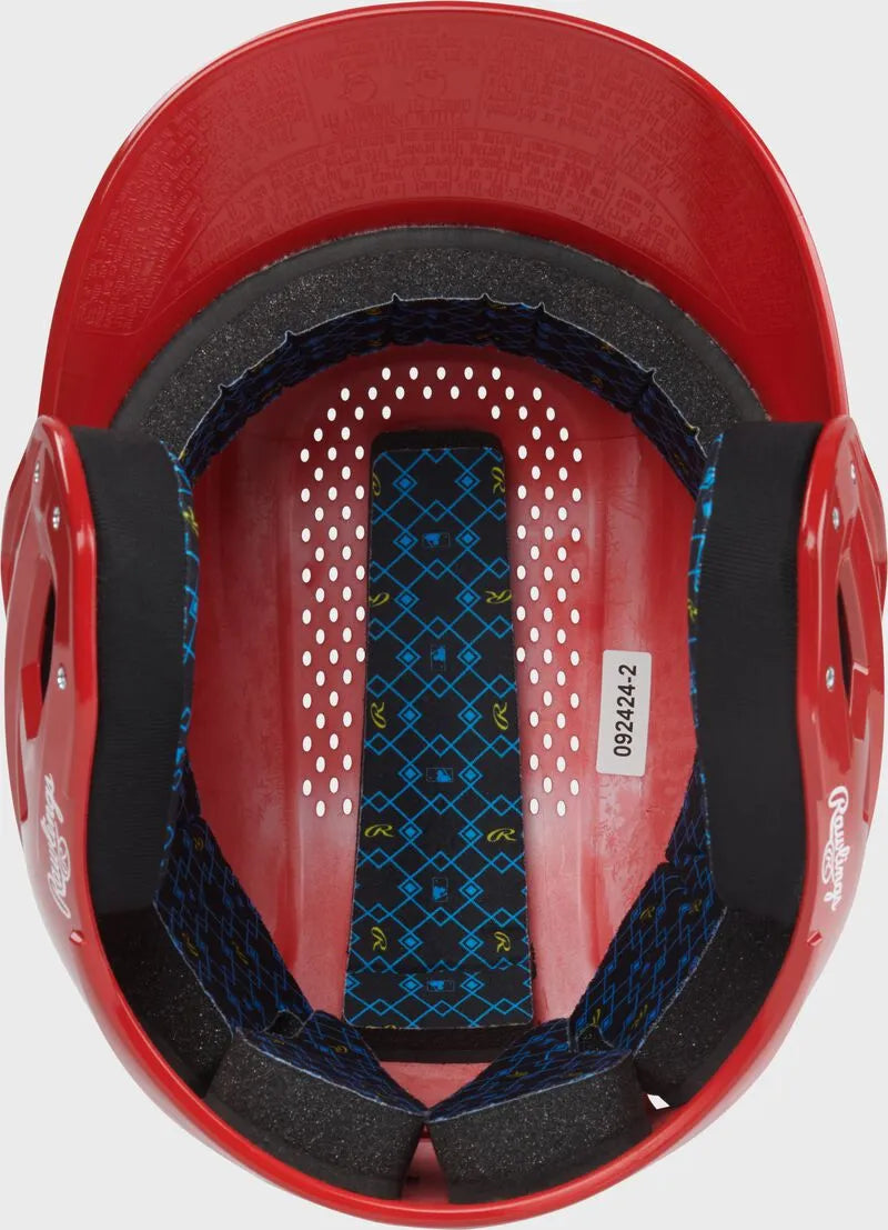 Rawlings RX2 Gloss Baseball Batting Helmet, Junior & Senior