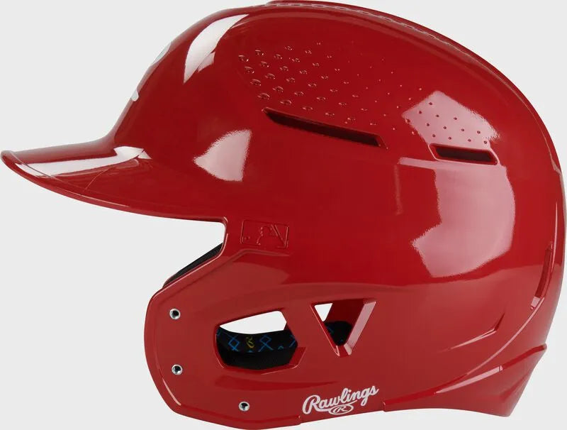Rawlings RX2 Gloss Baseball Batting Helmet, Junior & Senior