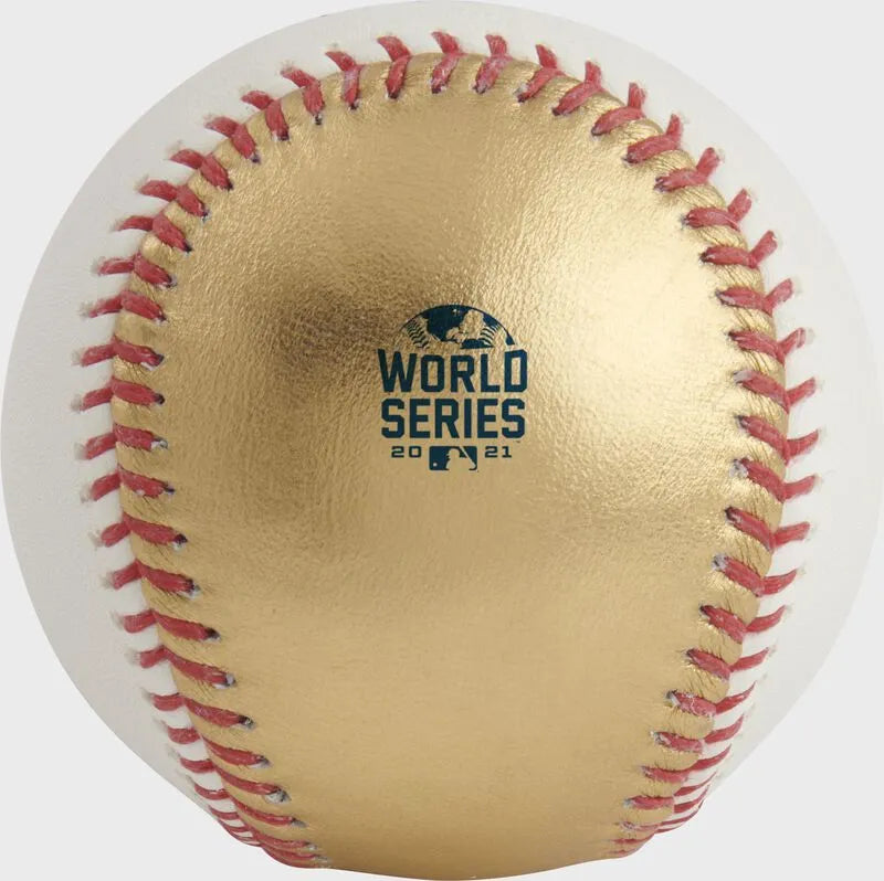 MLB 2021 Gold World Series Dueling Baseball