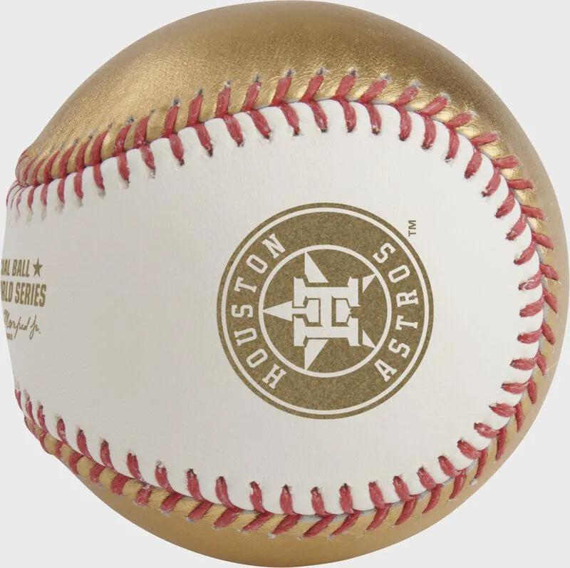 MLB 2021 Gold World Series Dueling Baseball
