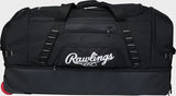 Rawlings YADI2 Luggage Wheeled Equipment Bag, Black